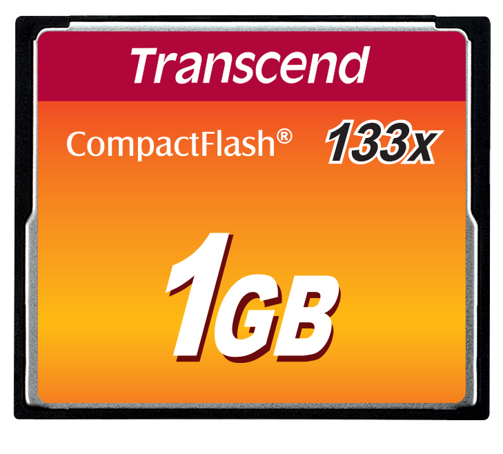 Transcend Flash-Speicherkarte - 1 GB - 133x