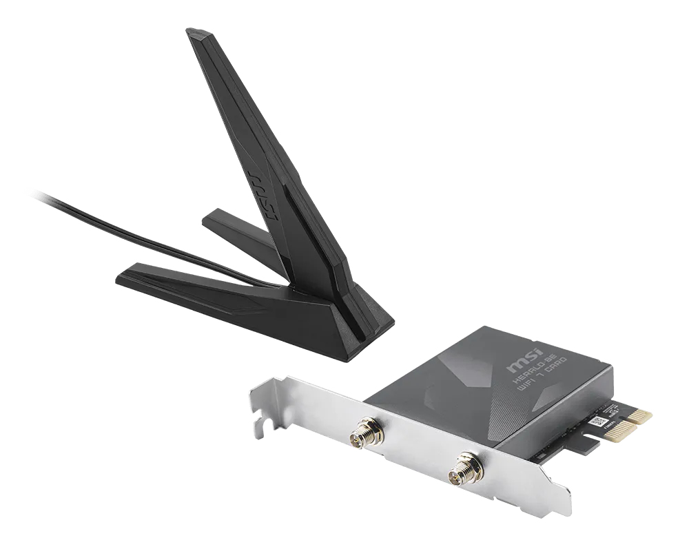 MSI Herald BE9400 WiFi7 PCIe-Card Interne WLAN / Bluetooth 5764 Mbit/s
