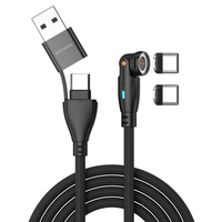 4smarts USB-Kabel C/A 540 Magnetkabel GravityCord 100W - Kabel - Digital/Daten