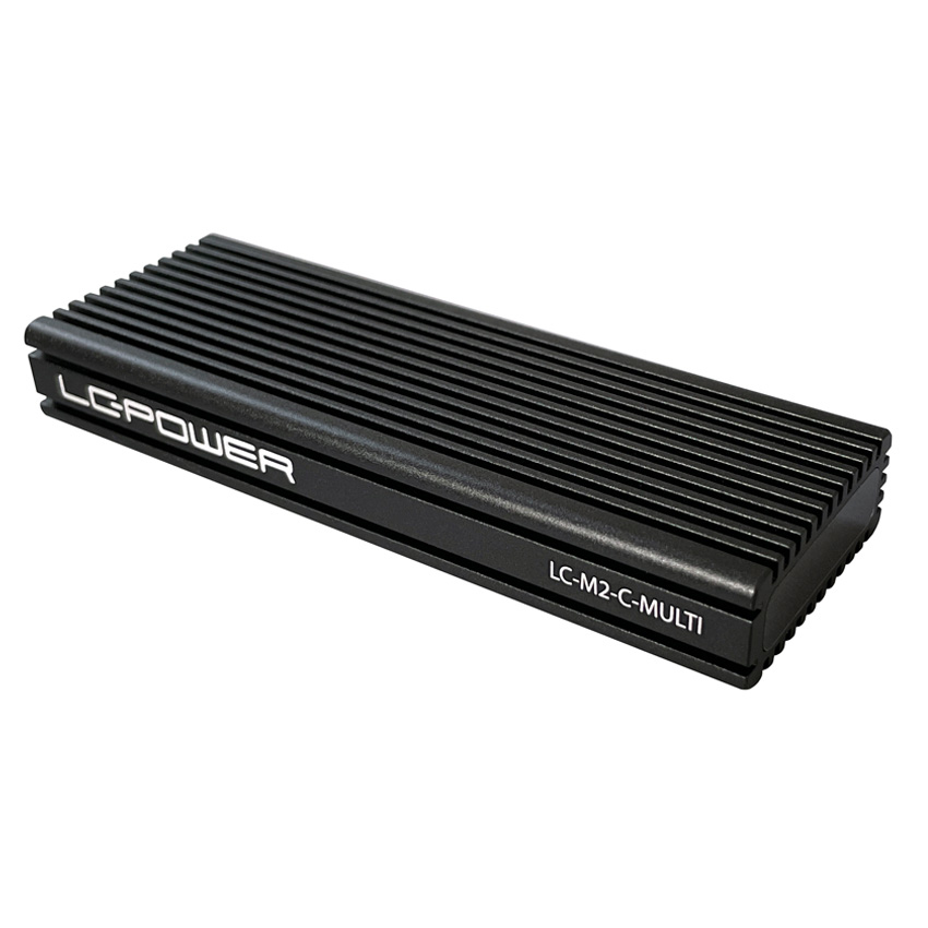 LC-Power LC-M2-C-MULTI Bo�tier de disques de stockage Enceinte ssd Noir M.2