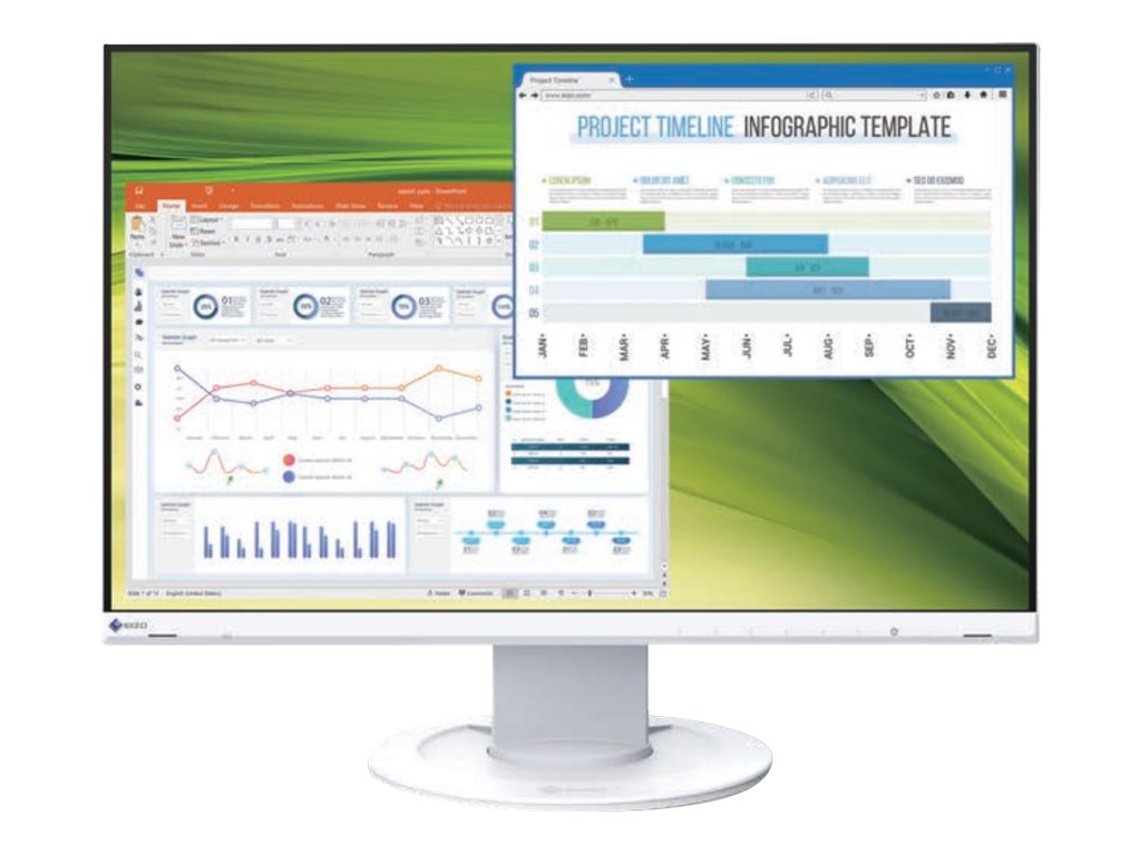 EIZO FlexScan EV2360-WT Monitor PC 57,1 cm (22.5) 1920 x 1200 Pixel WUXGA LCD Bianco
