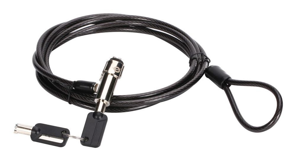 Conceptronic CUSTODIO02BNM cavo di sicurezza Nero 1,8 m