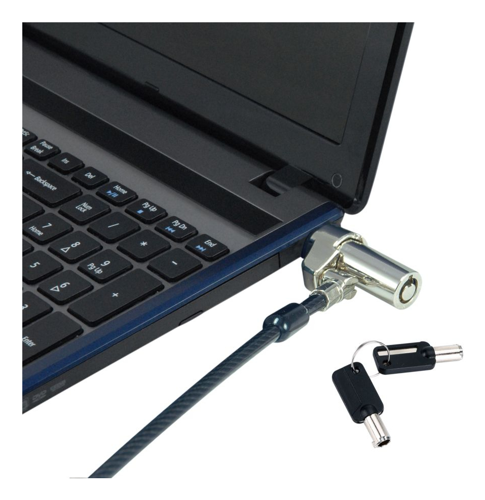 Conceptronic CUSTODIO02BNM cavo di sicurezza Nero 1,8 m
