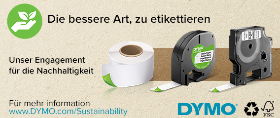 DYMO D1 - S0720500 - Selbstklebende Etiketten - Schwarz auf Transparent - Rolle (1,2 cm x 7 m) 1 Kassette(n) Etikettenband - f�r LabelMANAGER 100, 160, 210, 220, 260, 280, 300, 360, 420, Wireless PnP; LabelPOINT 250