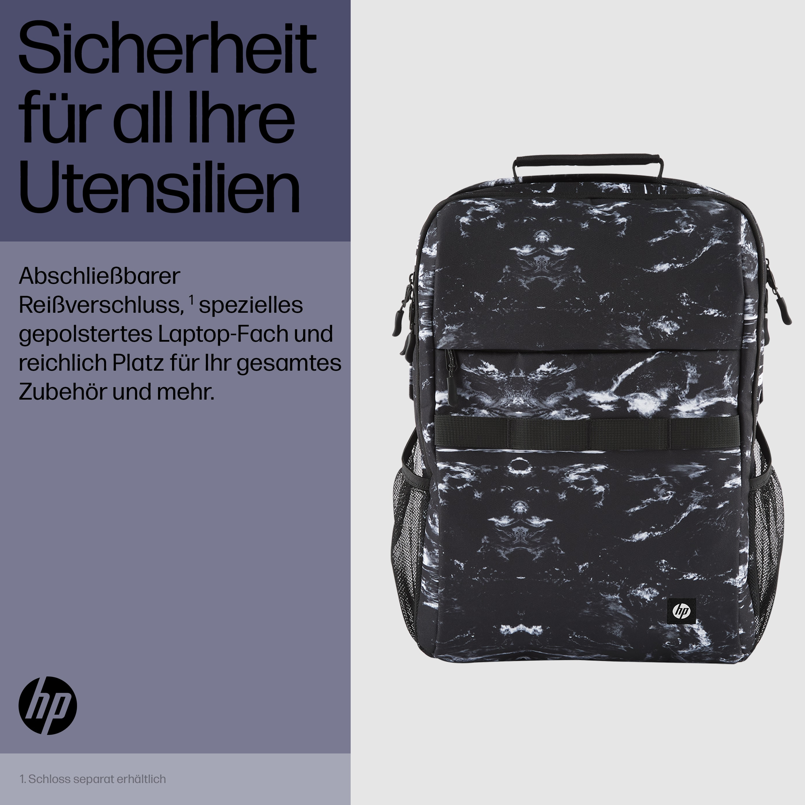 Campus 7K0E2AA HP HP Stone XL Marble Backpack |