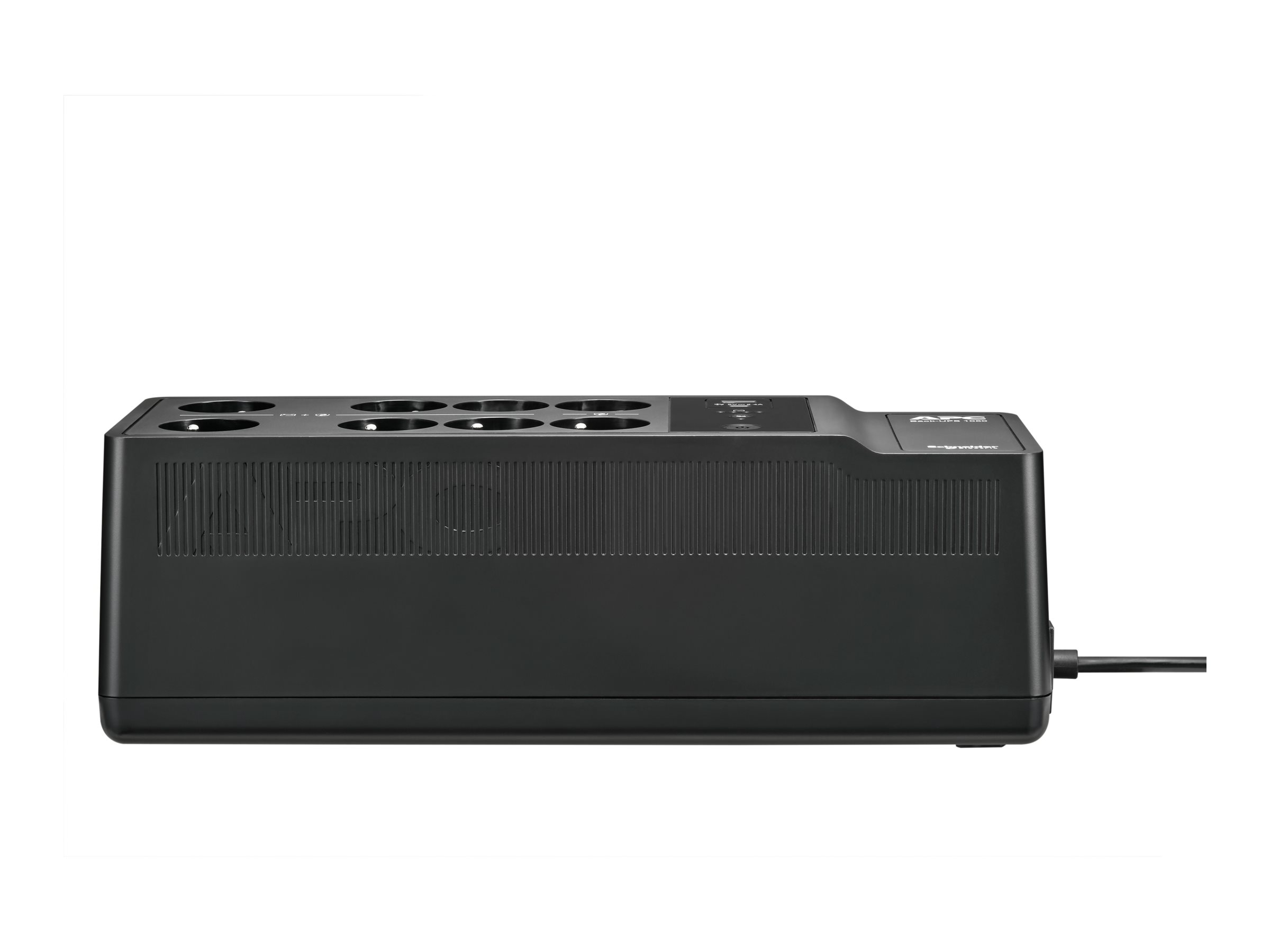 APC Back-UPS, 1050VA/600W Floor/Wall Mount, 230V, 8x French/Belgian outlets, USB Type A+C Port, User Replaceable Battery