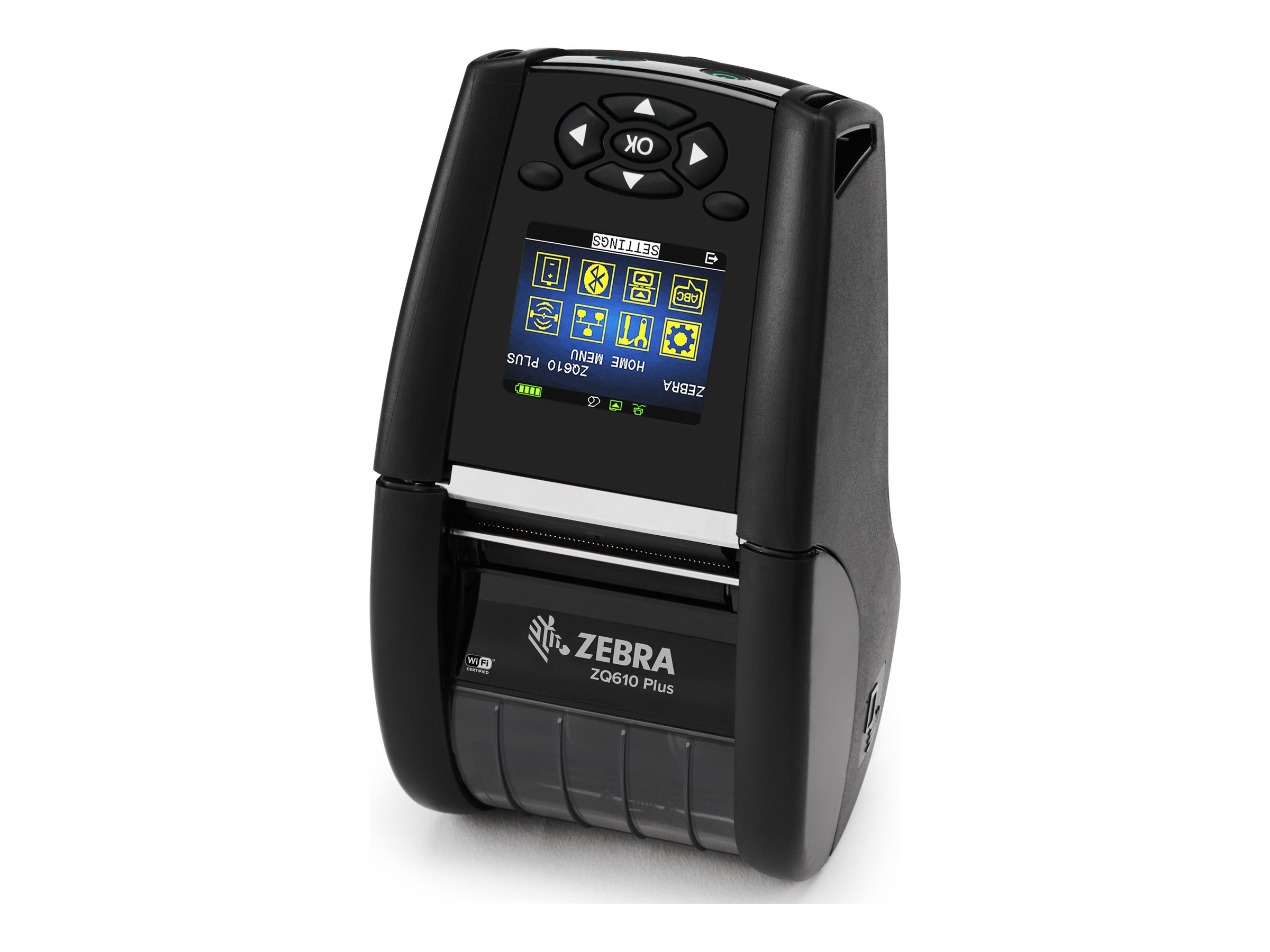 Zebra DT Printer ZQ610 Plus 2inch/48mm English/Latin fonts Wi-Fi 6 Dual Radio 802.11AX - Etiketten-/Labeldrucker