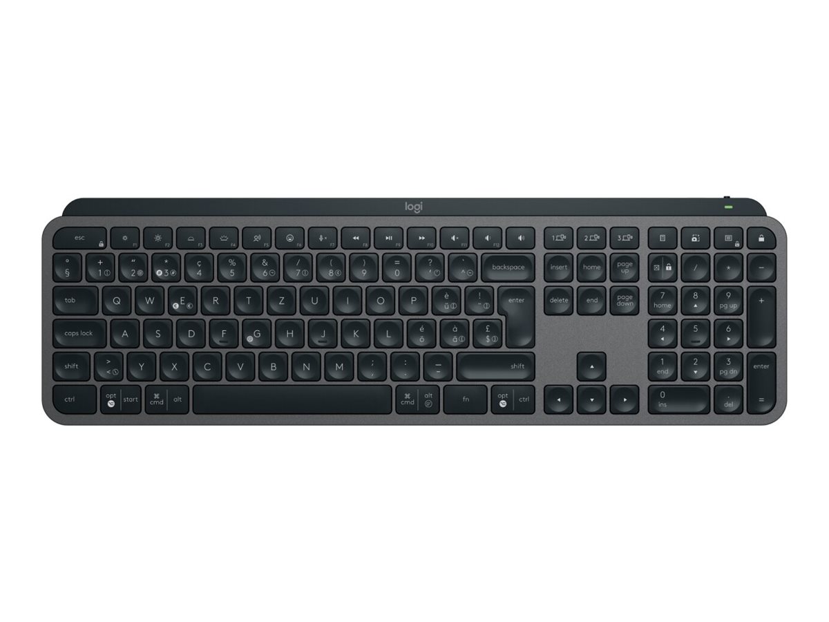 Logitech MX Keys S keyboard RF Wireless + Bluetooth QWERTY UK English Graphite