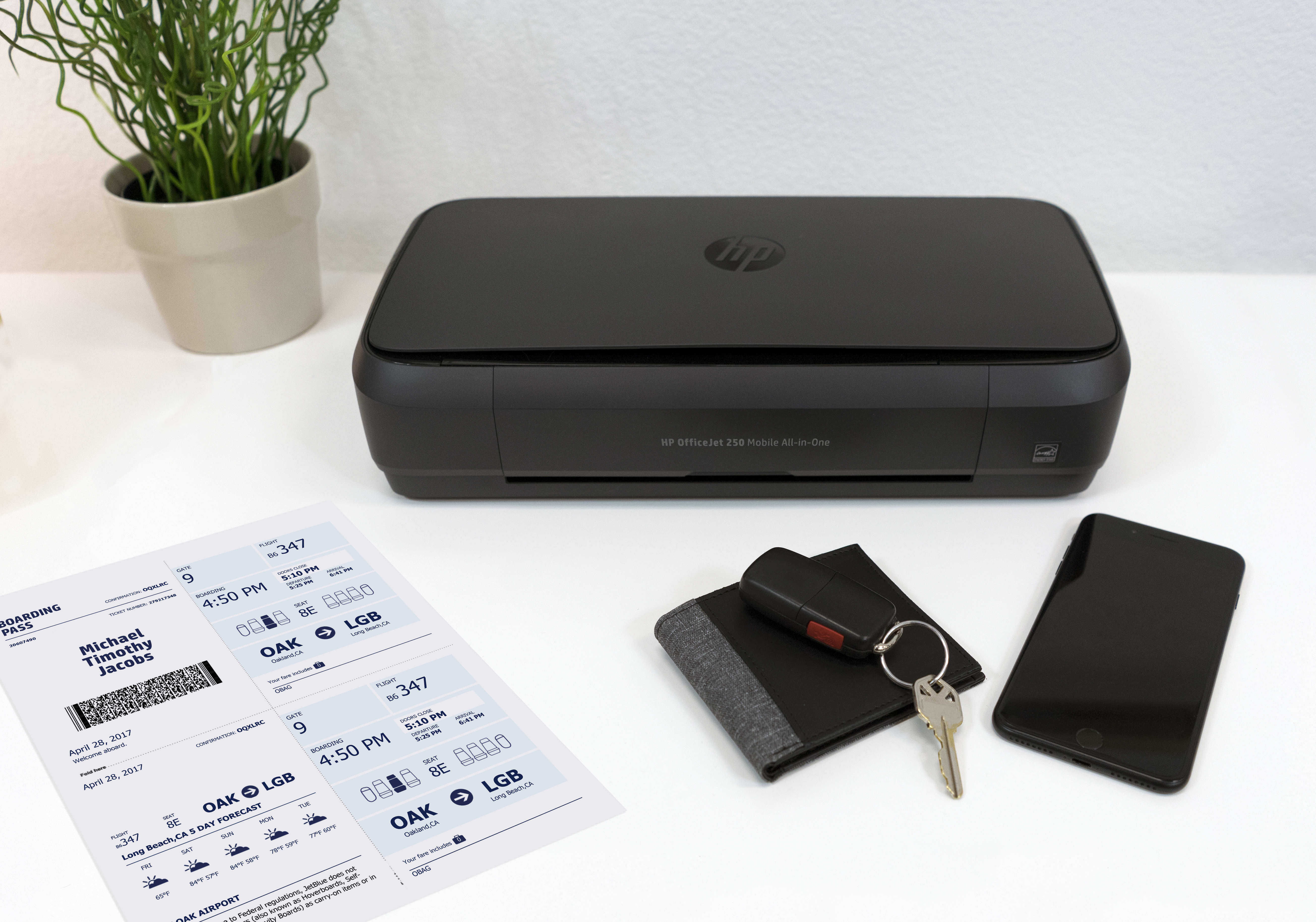 HP OfficeJet Mobile 250 Inal�mbrico All-in-One Color Impresora, Fotocopiadora, esc�ner