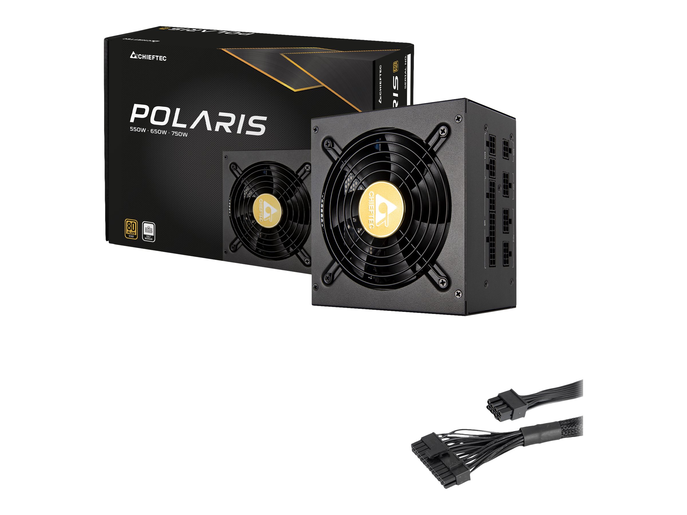 Chieftec Polaris unidad de fuente de alimentacin 750 W 20+4 pin ATX PS/2 Negro