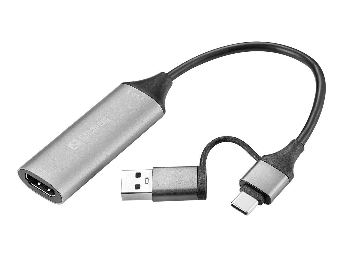 SANDBERG Videoadapter - HDMI weiblich zu 24 pin USB-C