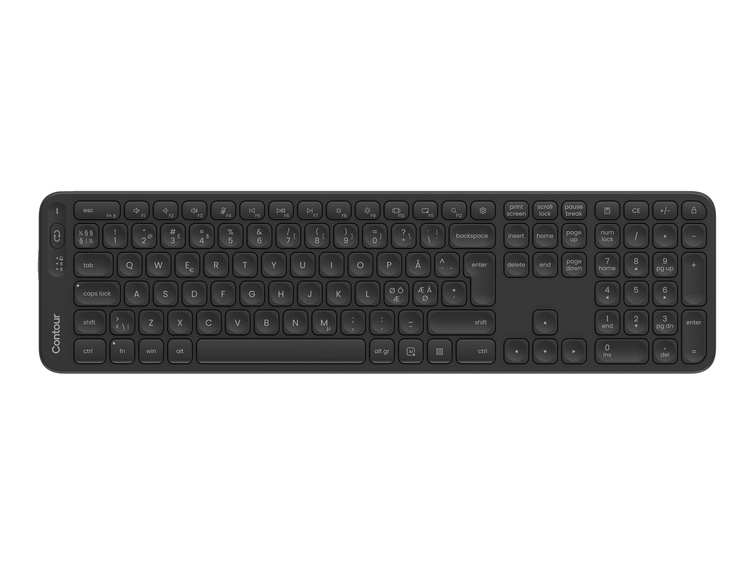 Contour Design Contour Balance Full-Size Keyboard Wireless Pan Nordic Layout