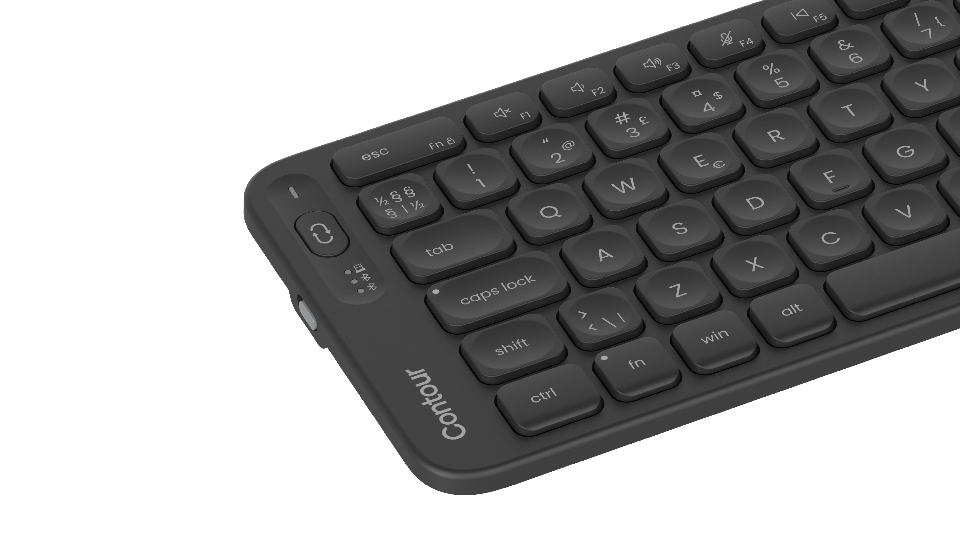 Contour Design Balance tastiera Ufficio RF senza fili + Bluetooth QWERTY Nordic Nero