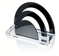 Wedo 60 3001 archivador Acr�lico Negro, Transparente