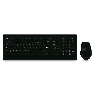 MediaRange MROS104-FR clavier Souris incluse maison/bureau RF sans fil AZERTY Fran�ais Noir