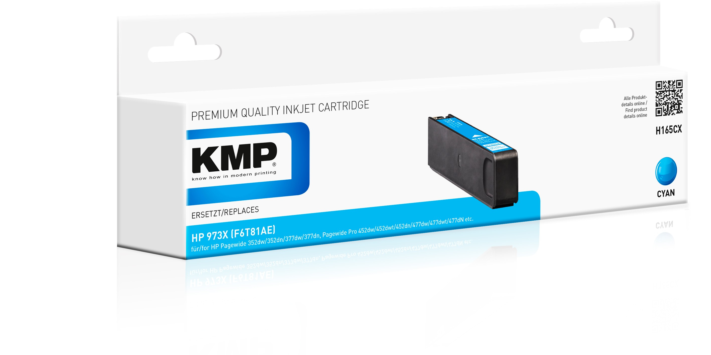KMP H165CX ink cartridge Compatible High (XL) Yield Cyan