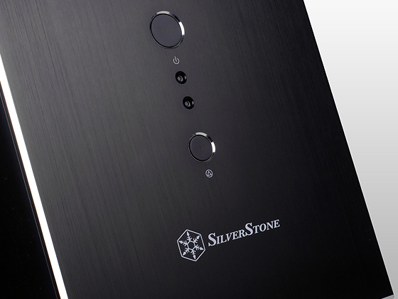 Silverstone TJ04-E Midi Tower Negro, Plata