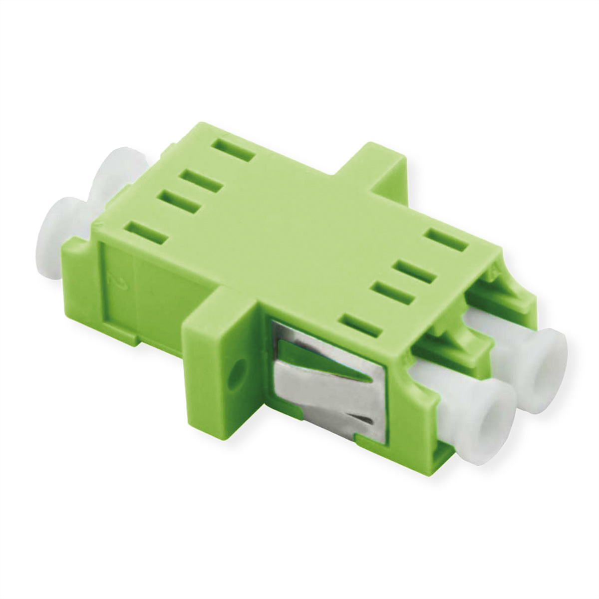 ROLINE LC-Duplex-Gehuse OM5 mit Flansch Keramik Hlse - Multimode-Faser - Duplex