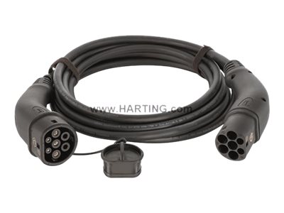 Harting LOGILINK EVC0110 - Typ 2 Kabel fr E-Fahrzeuge 7.4 kW 7.5 m