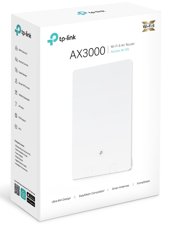 TP-LINK AX3000 Dual-Band Wi-Fi 6 Air Router - Router - WLAN
