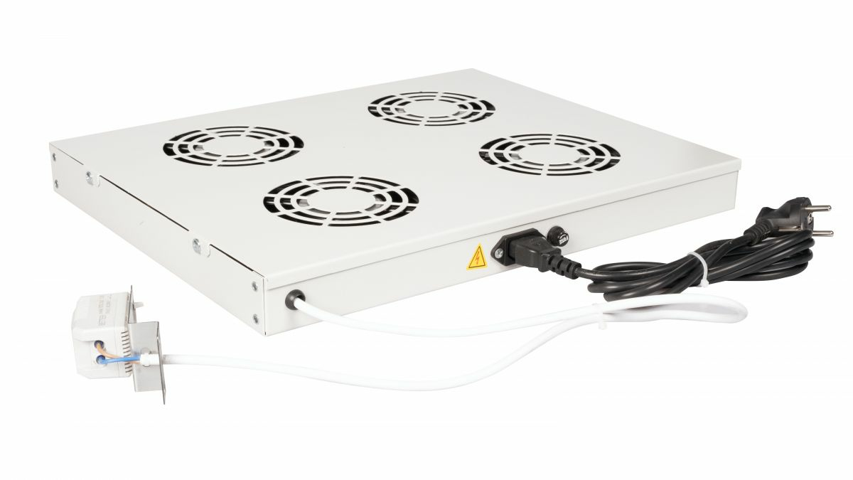 Equip Lftermodul 19 fr Serverschrnke 4xLfter RAL7035