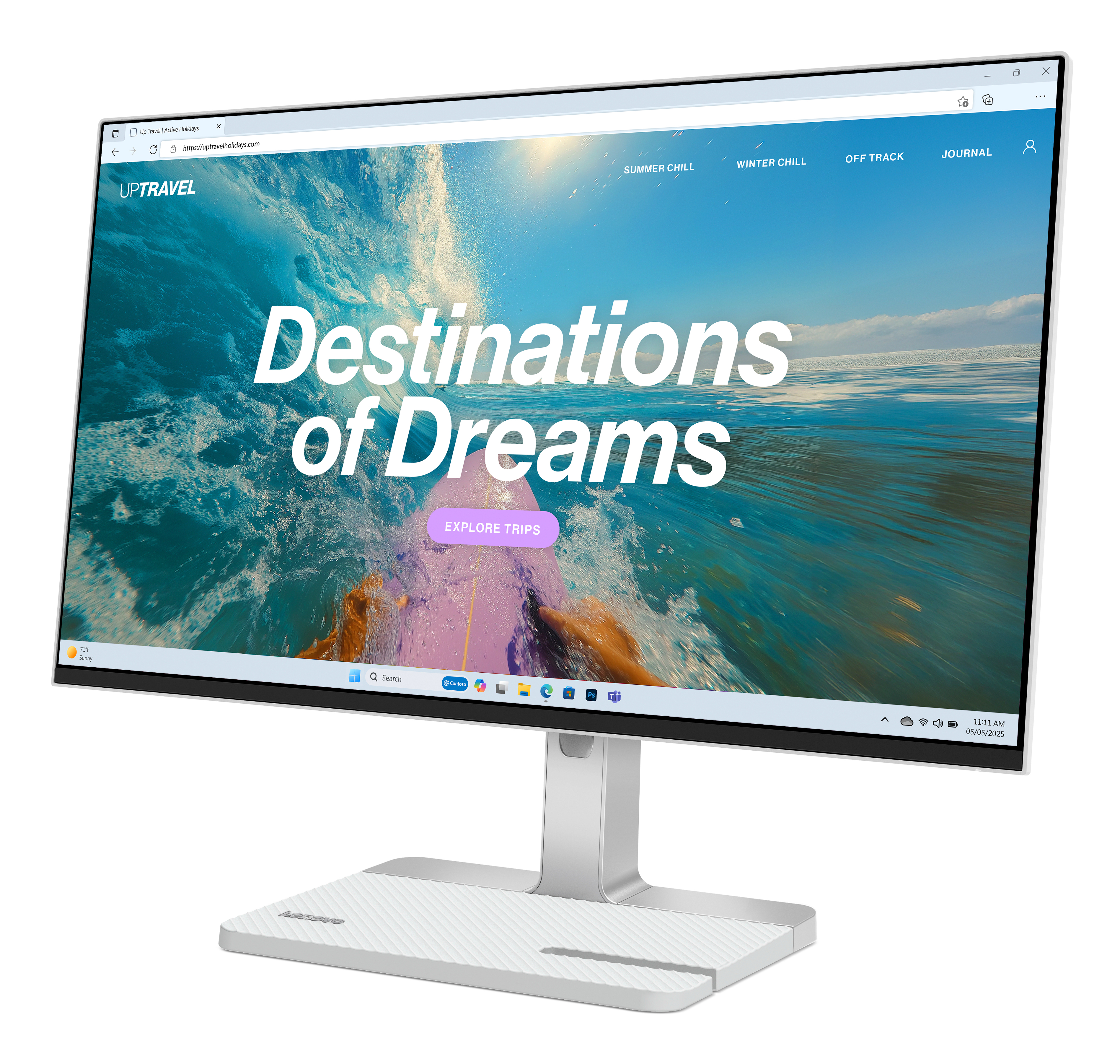 Lenovo L24d-4C Computer Monitor 23.8 - Flachbildschirm (TFT/LCD) - 60,5 cm