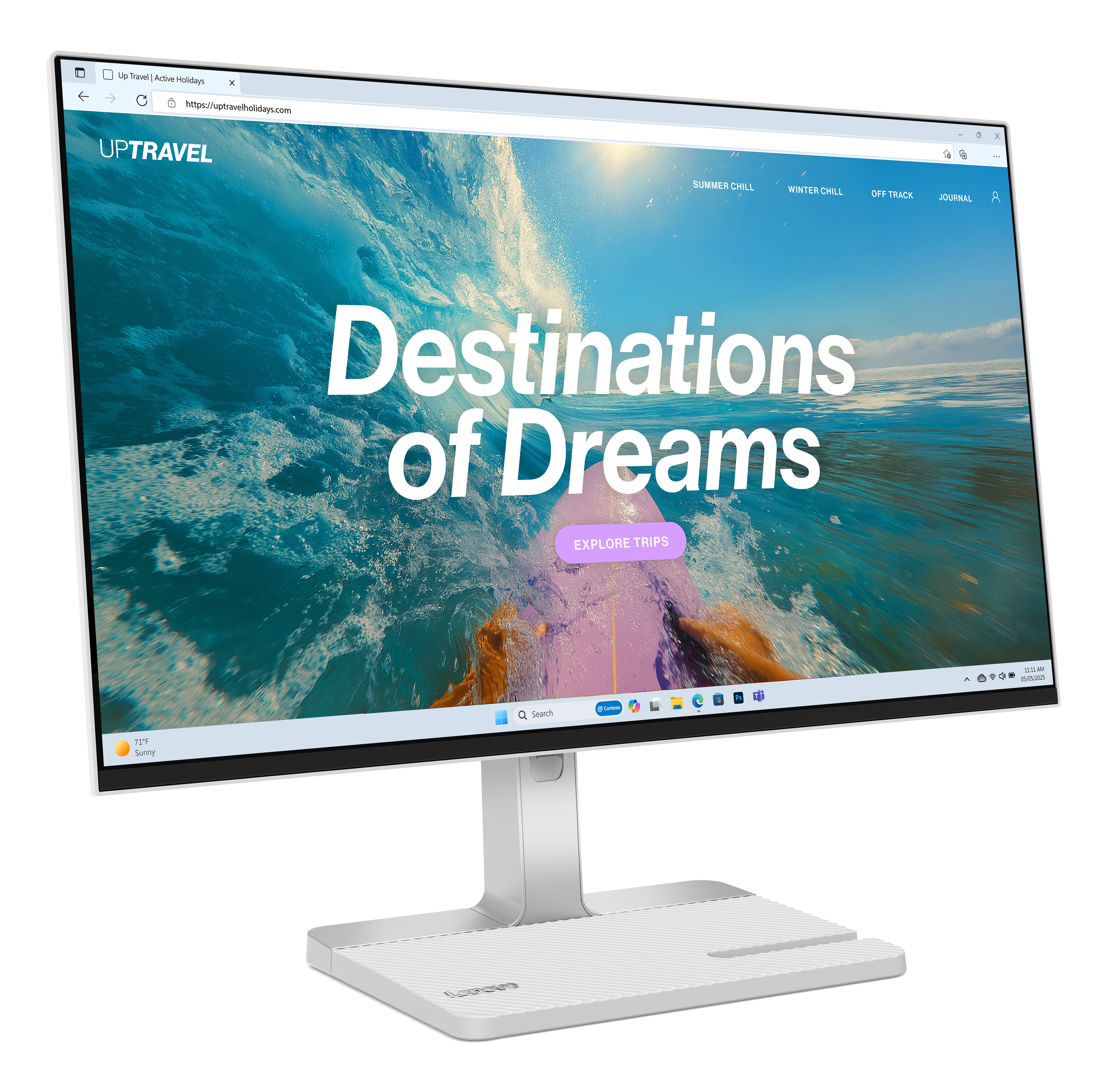 Lenovo L24d-4C Computer Monitor 23.8 - Flachbildschirm (TFT/LCD) - 60,5 cm
