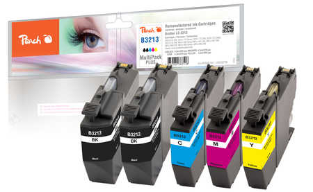 Peach PI500-267 cartucho de tinta 5 pieza(s) Compatible Negro, Cian, Magenta, Amarillo