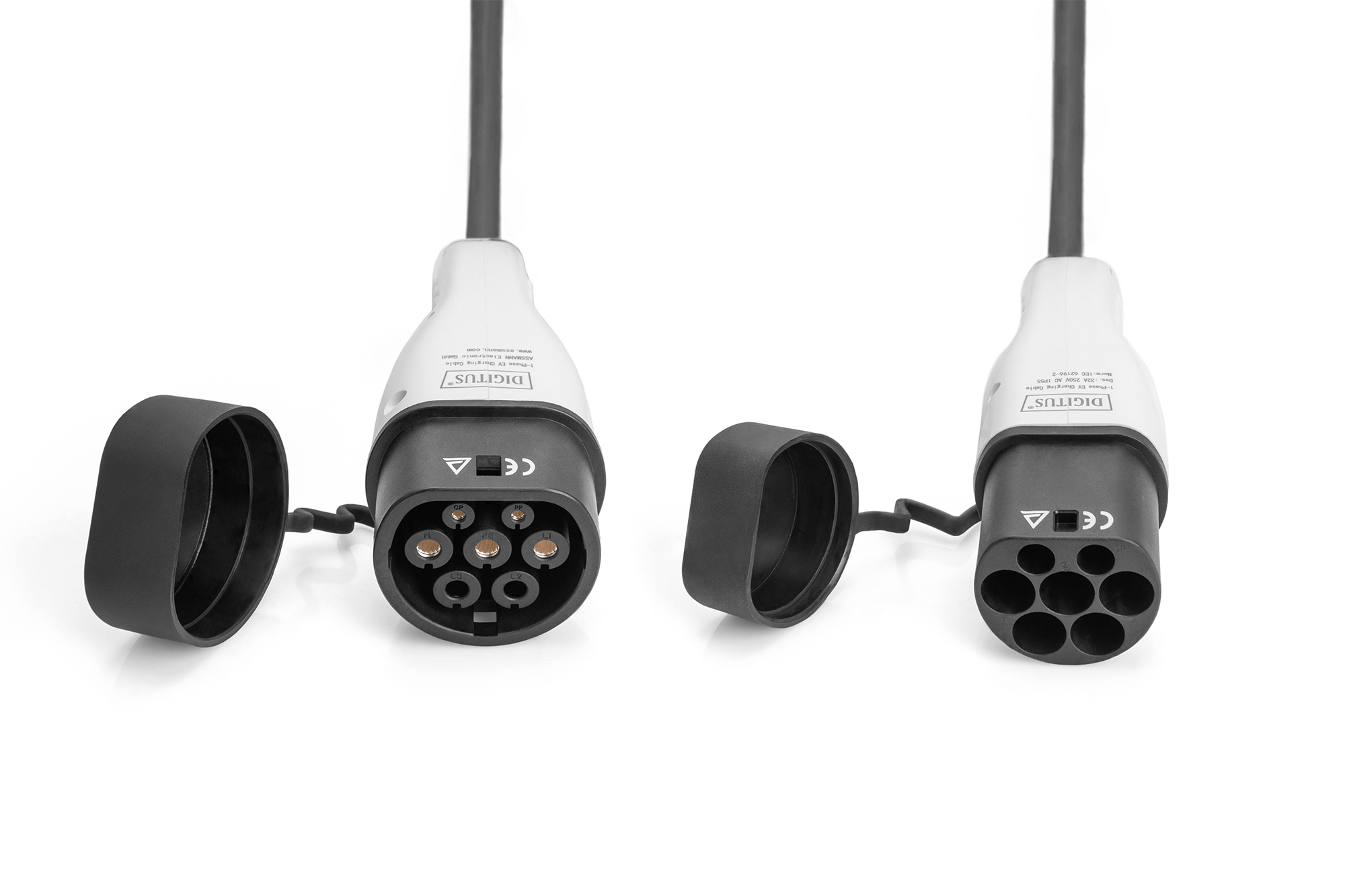 Digitus C�ble de charge pour v�hicules, 5 m, Type 2 vers Type 2