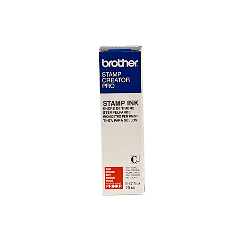 Brother 12er-Pack - 20 ml - Rot - Original
