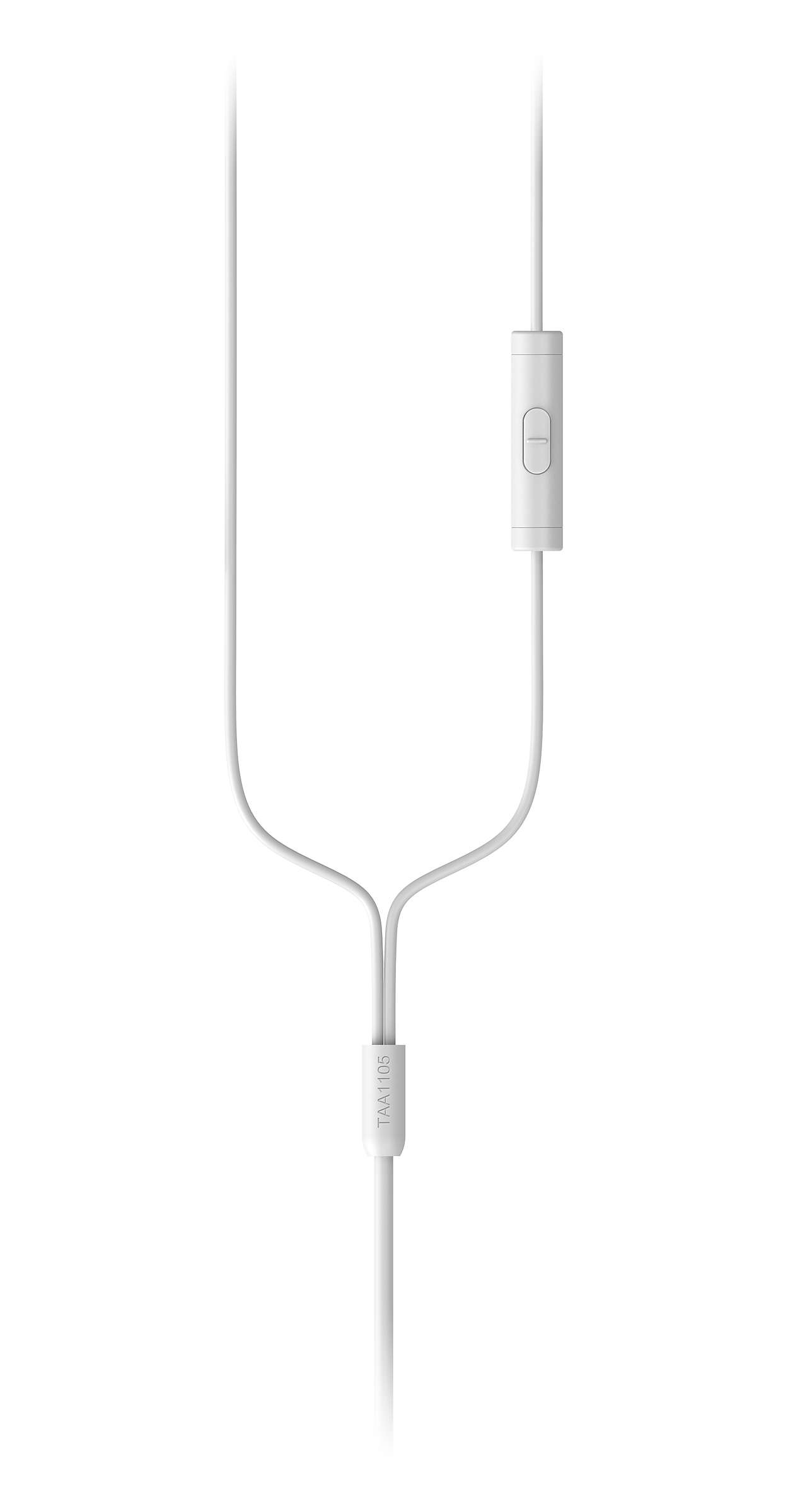 Philips TAA1105WT - Ohrh�rer mit Mikrofon - Ohrst�psel