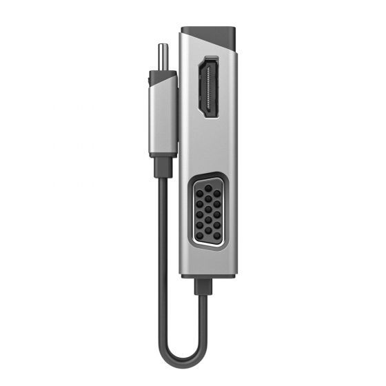 Alogic MagForce Duo Play - Videoadapter - 24 pin USB-C mnnlich zu HD-15 (VGA)