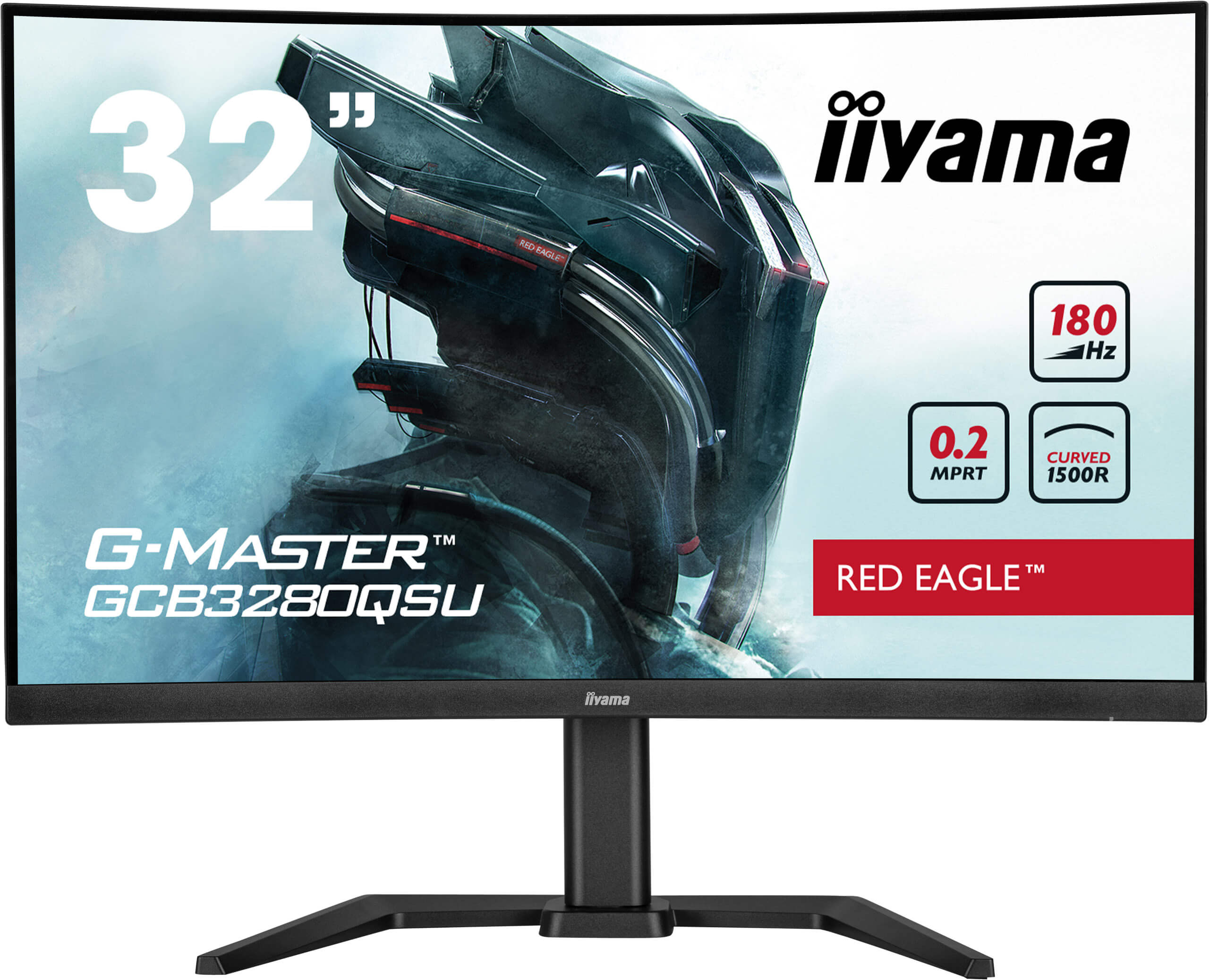 iiyama G-MASTER GCB3280QSU-B2 computer monitor 80 cm (31.5) 2560 x 1440 pixels Dual QHD LED Black