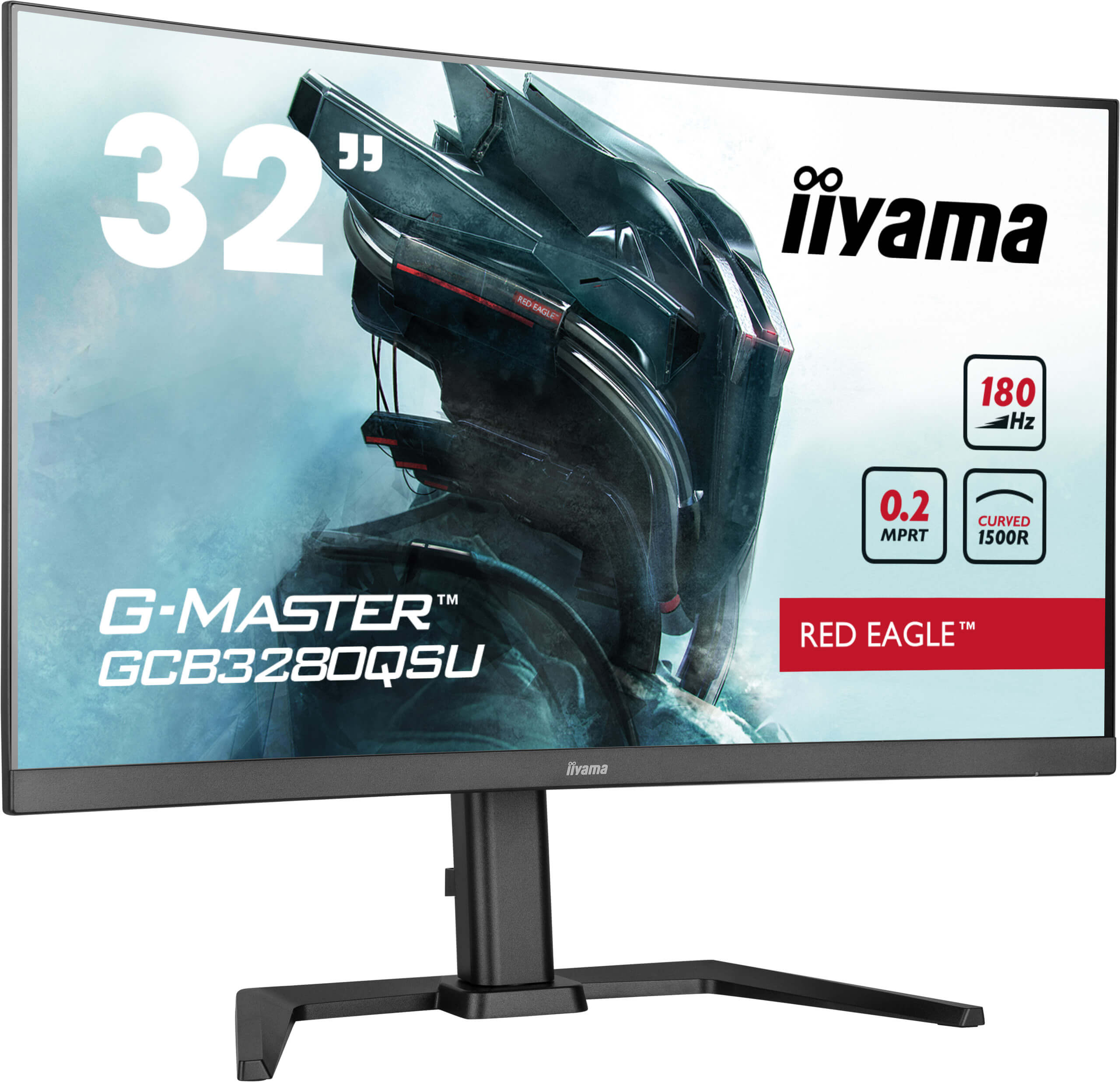 iiyama G-MASTER GCB3280QSU-B2 �cran plat de PC 80 cm (31.5) 2560 x 1440 pixels Dual QHD LED Noir