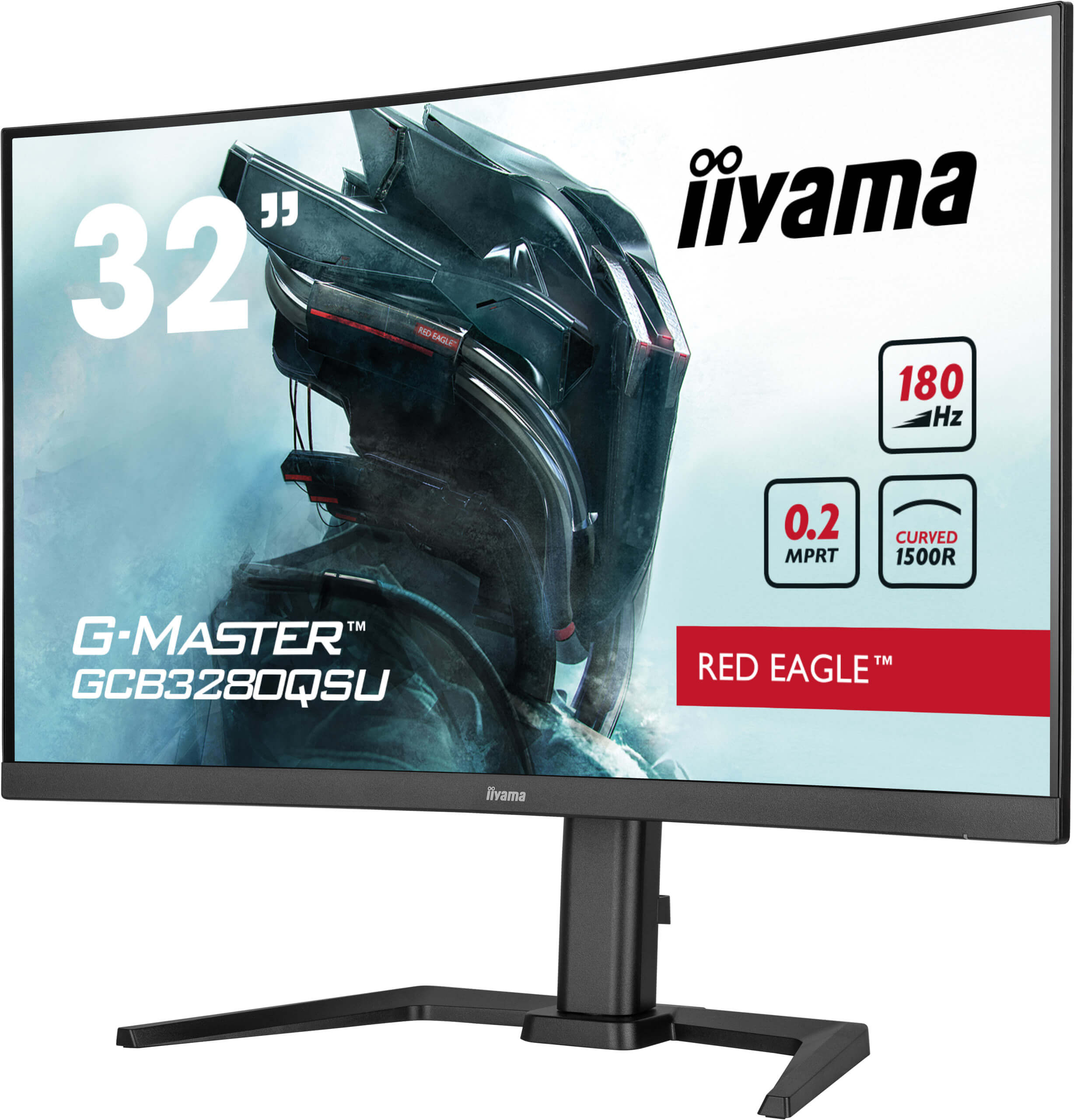 iiyama G-MASTER GCB3280QSU-B2 �cran plat de PC 80 cm (31.5) 2560 x 1440 pixels Dual QHD LED Noir