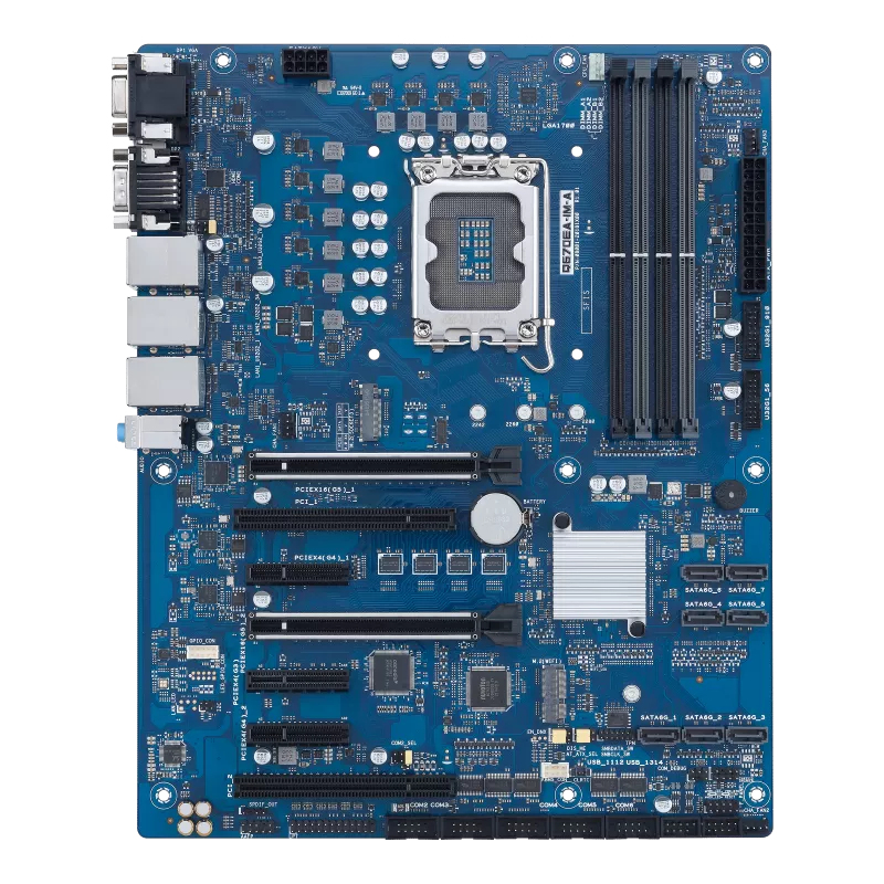 ASUS Q670EA-IM-A - Motherboard - ATX - LGA1700-Sockel - Q670E Chipsatz - USB 3.2 Gen 2, USB-C 3.2 Gen2 - Onboard-Grafik (CPU erforderlich)