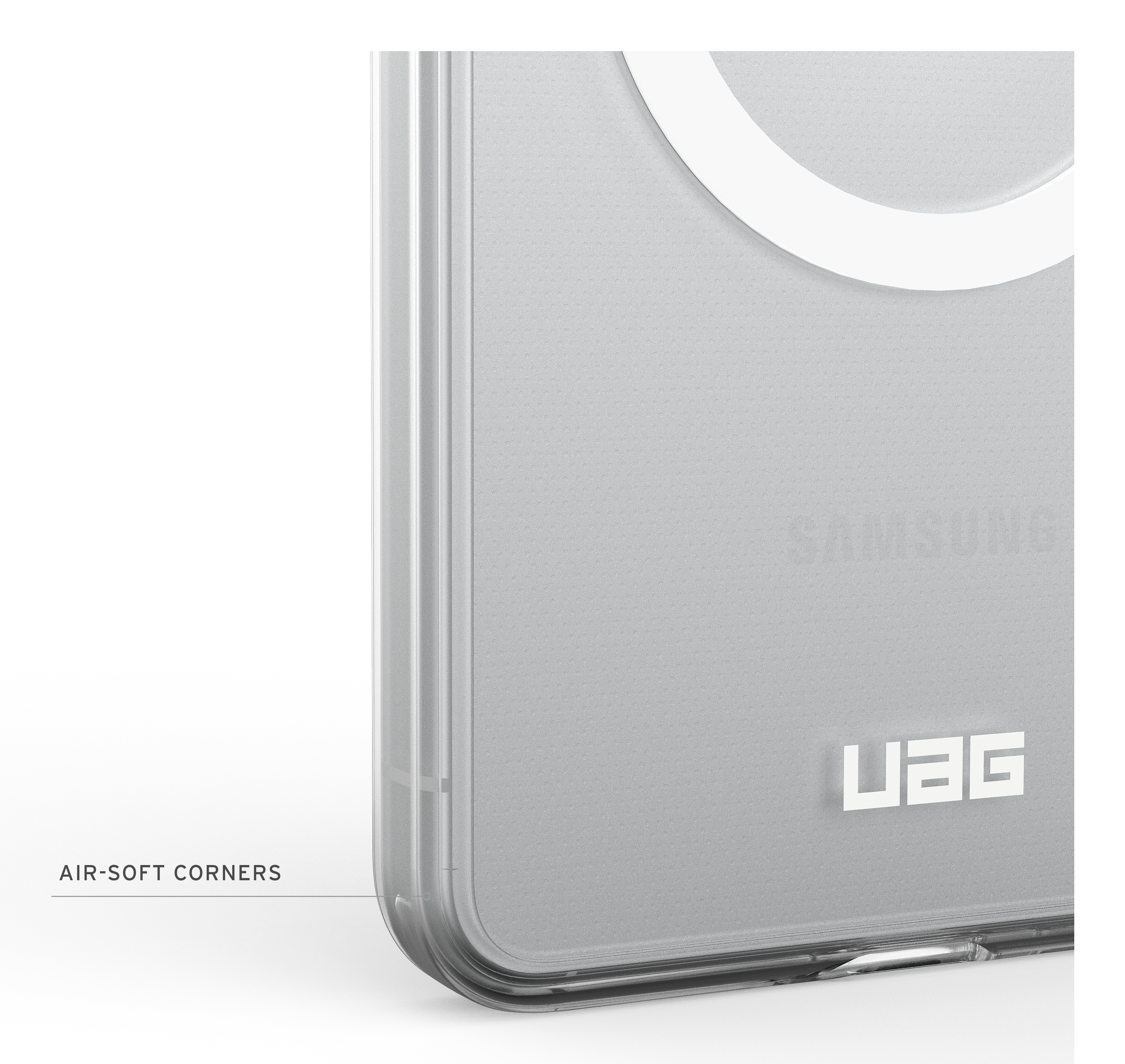 Urban Armor Gear Scout custodia per cellulare 17 cm (6.7) Cover Trasparente, Bianco