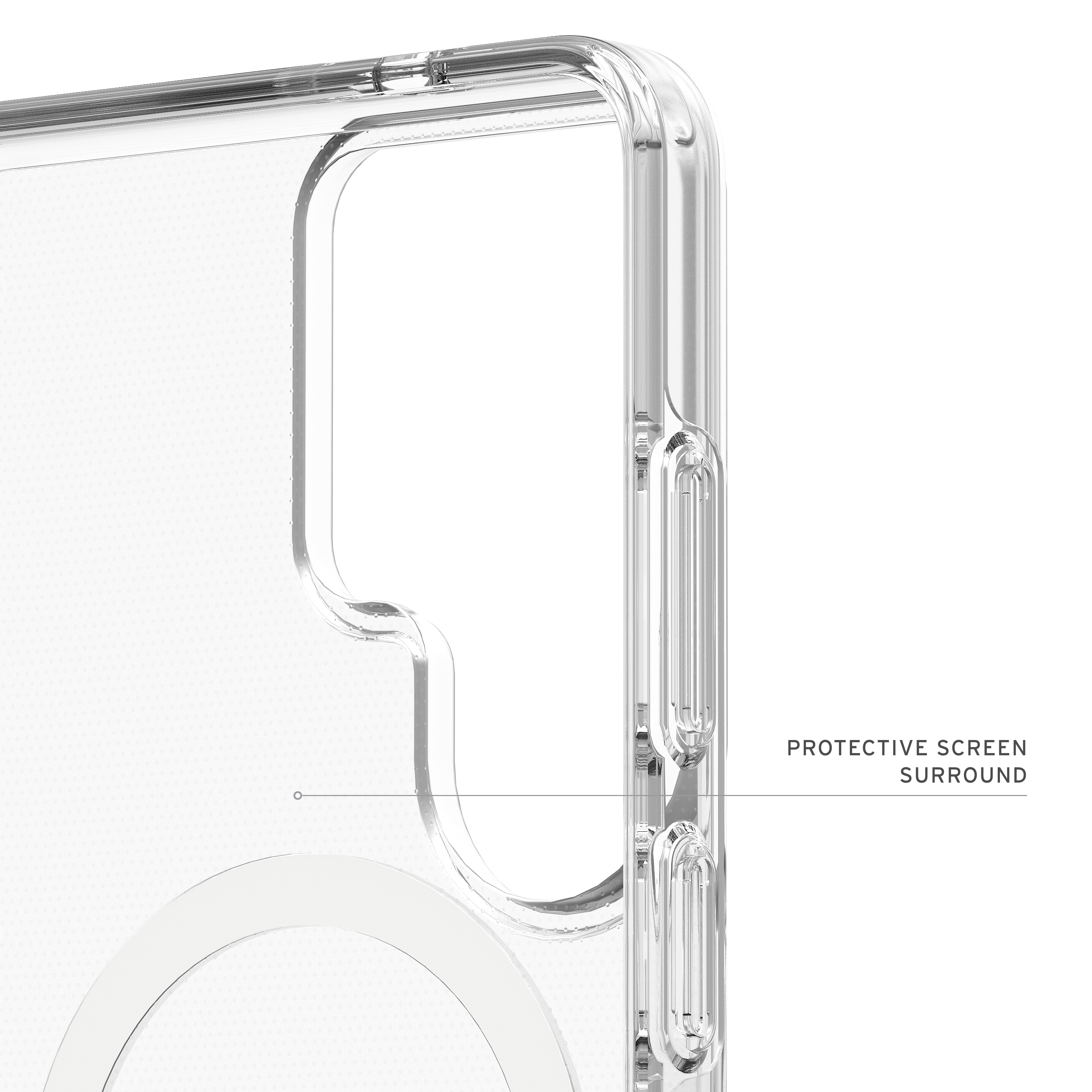 Urban Armor Gear Scout custodia per cellulare 17 cm (6.7) Cover Trasparente, Bianco