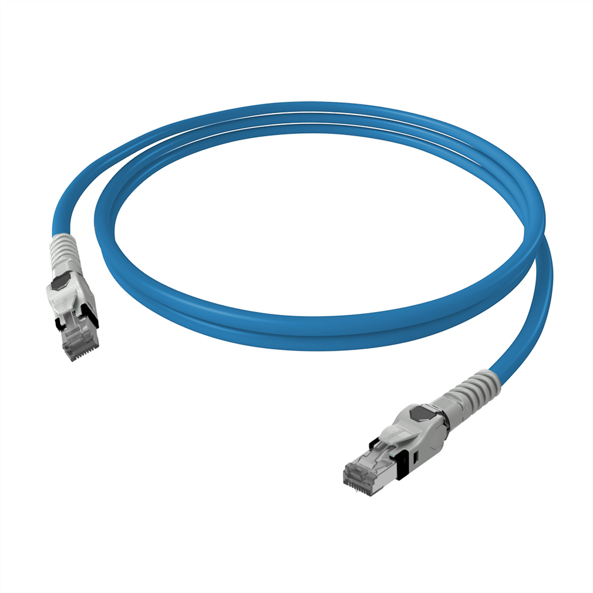 EasyLan VarioBoot Patchkabel Kat.6A S/FTP blau 1.00m - FTP - SFTP