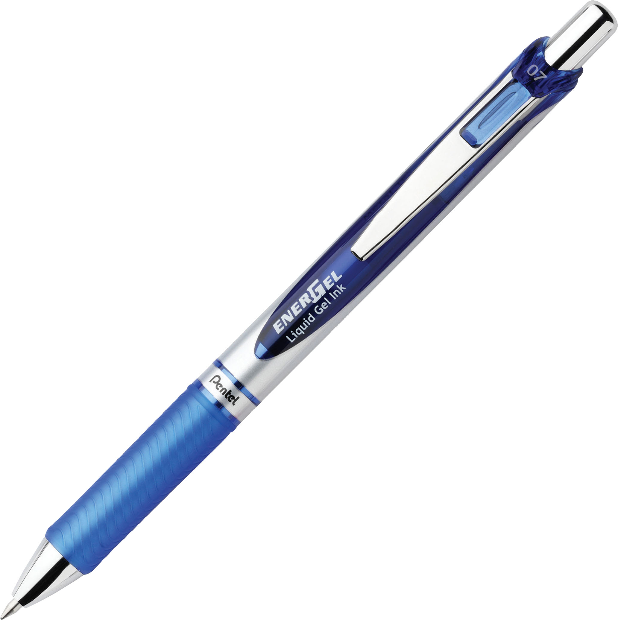 Pentel EnerGel Penna in gel retrattile Vivido Blu, Arancione, Rosa, Viola 4 pz