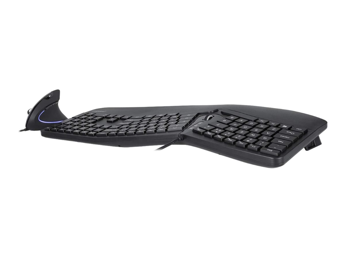 Perixx Periduo-505 keyboard Mouse included USB Black