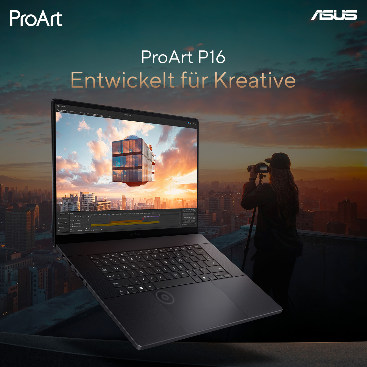 ASUS ProArt P16 H7606Wp-Sr271W 16 Ryzen Ai 9 Hx 370 - AMD Ryzen AI 9 - 5,1 GHz
