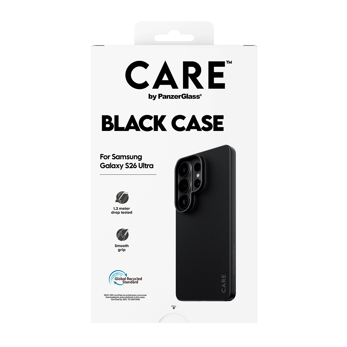 PanzerGlass CARE by � TPU Case Black Samsung Galaxy S26 Ultra funda para tel�fono m�vil Negro