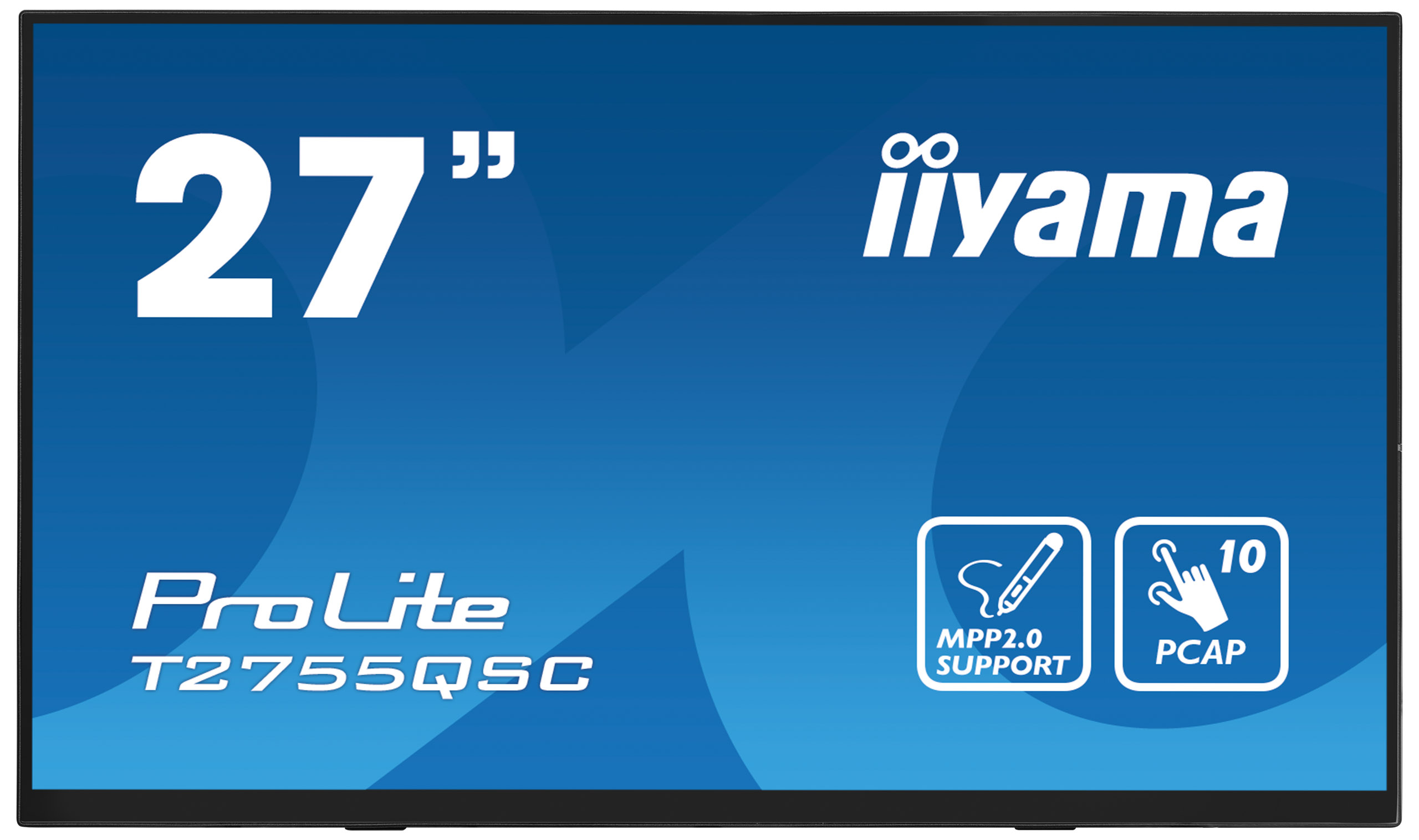 iiyama ProLite T2755QSC-B1 computer monitor 68.6 cm (27) 2560 x 1440 pixels Full HD LCD Touchscreen Black