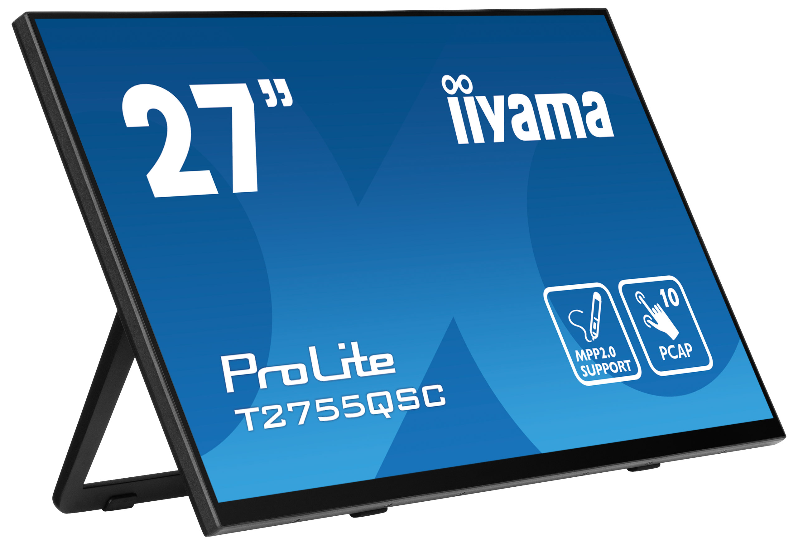 iiyama ProLite T2755QSC-B1 computer monitor 68.6 cm (27) 2560 x 1440 pixels Full HD LCD Touchscreen Black