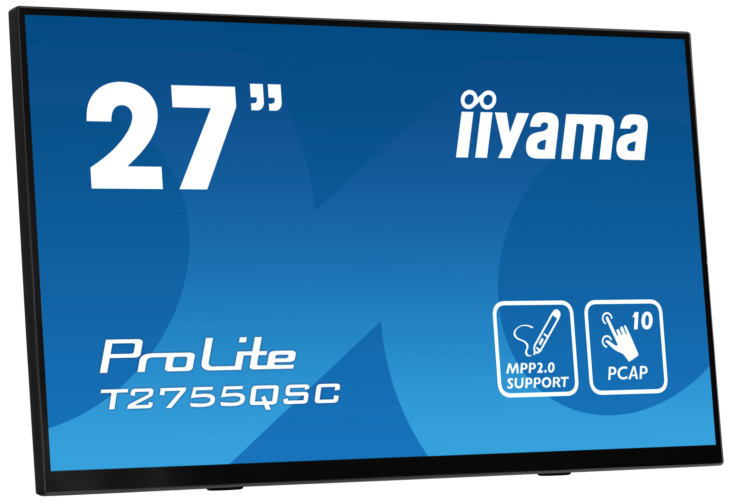iiyama ProLite T2755QSC-B1 computer monitor 68.6 cm (27) 2560 x 1440 pixels Full HD LCD Touchscreen Black