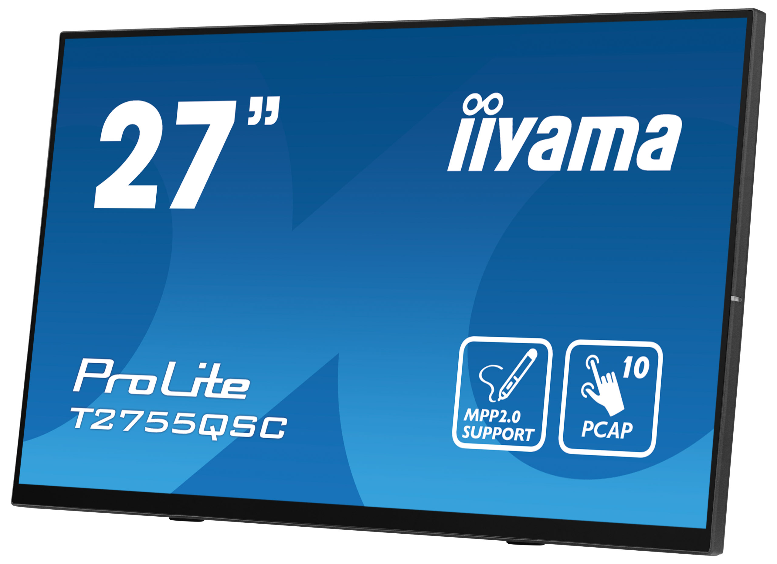 iiyama ProLite T2755QSC-B1 computer monitor 68.6 cm (27) 2560 x 1440 pixels Full HD LCD Touchscreen Black