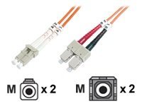 DIGITUS LWL Multimode Patchkabel, LC / SC