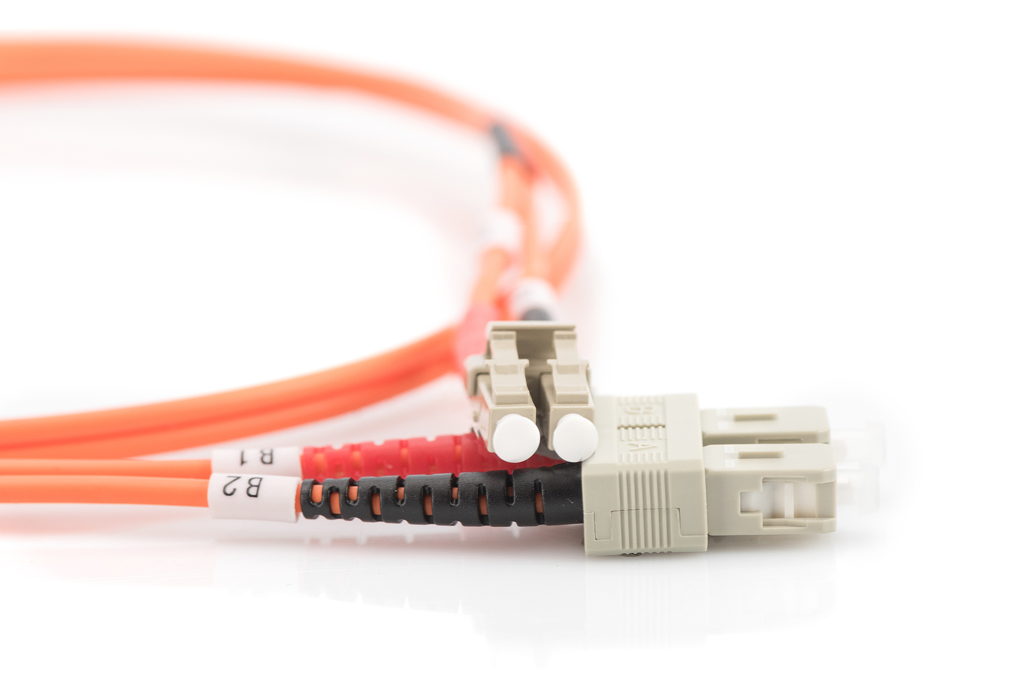 Digitus Fiber Optic Multimode Patch Cord, LC / SC