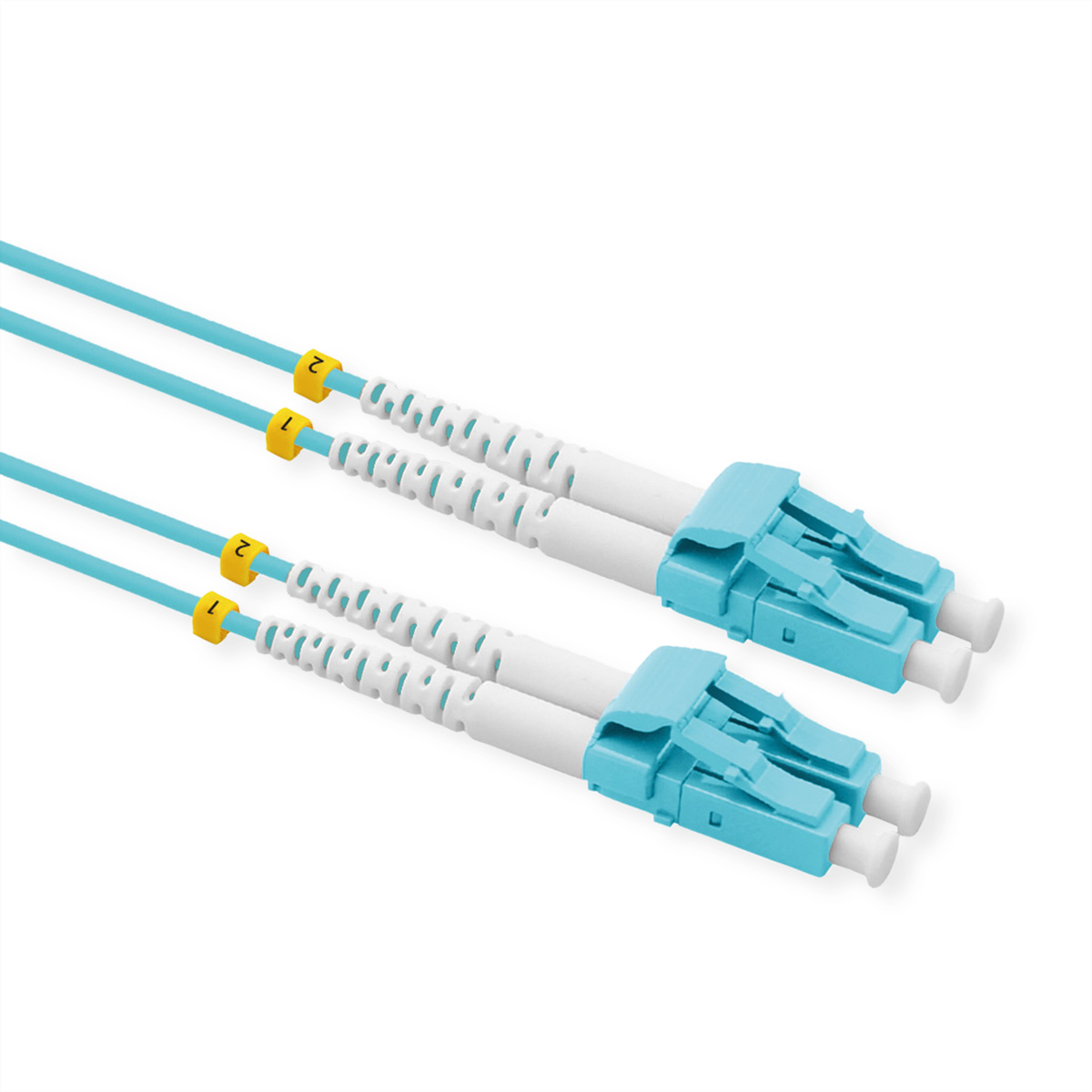 Value 21.99.8822 cavo a fibre ottiche 2 m LC OM3 Turchese
